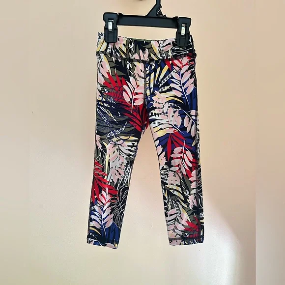 Ideology Girls 3T Tropical Print Leggings – Bold & Fun Activewear - Picture 1 of 5